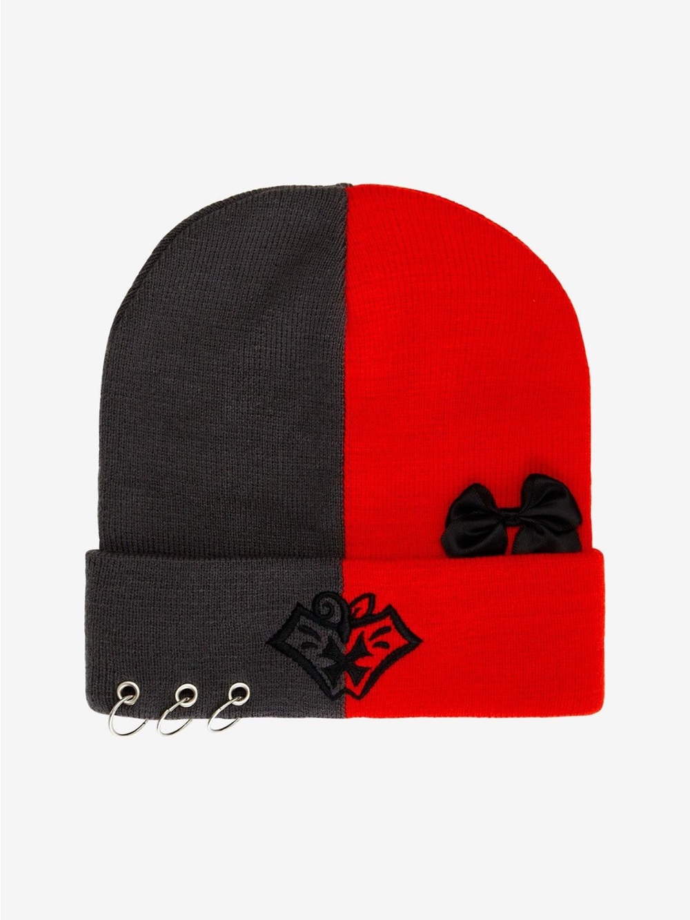 Hazbin Hotel Charlie & Vaggie Split Beanie‎ Hot Topic